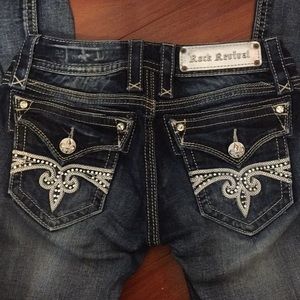 Rock Revival medium wash jeans
